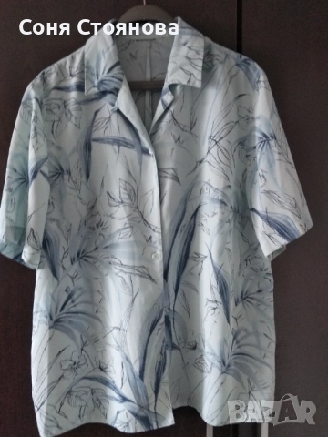 Блузи 52 размер -коприна 