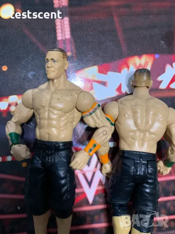 Екшън фигура WWE John Cena Джон Сина Mattel Basic Never Give Up Orange Black figure играчка, снимка 14 - Фигурки - 49551770