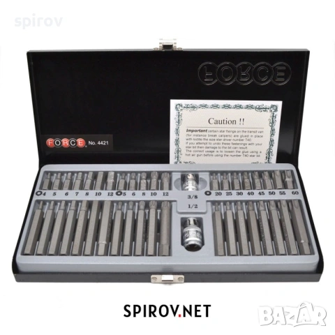 Комплект битове HEX TX M Force 42 части