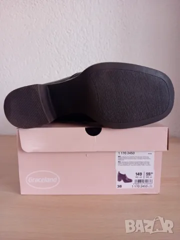 Затворени дамски обувки с висок ток, снимка 6 - Дамски обувки на ток - 50411499