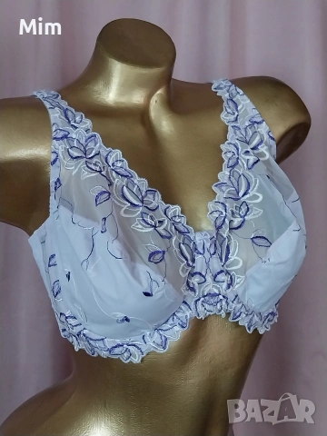 Hunkemoller 95 D Дантелен сутиен в светло лилаво , снимка 2 - Бельо - 54086001