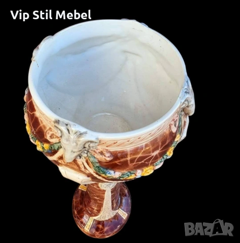 Италианска антикварна колона с кашпа , снимка 6 - Други - 54055495