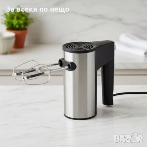 Кухненски миксер SERANOVA Home – Метални бъркалки, лек и мощен, снимка 5 - Миксери - 52666437
