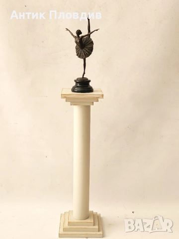 Бронзова статуетка балерина – Milo, France, снимка 7 - Статуетки - 51656611