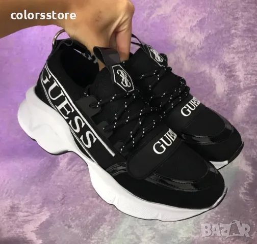 Дамски черни маратонки Guess/VL56z