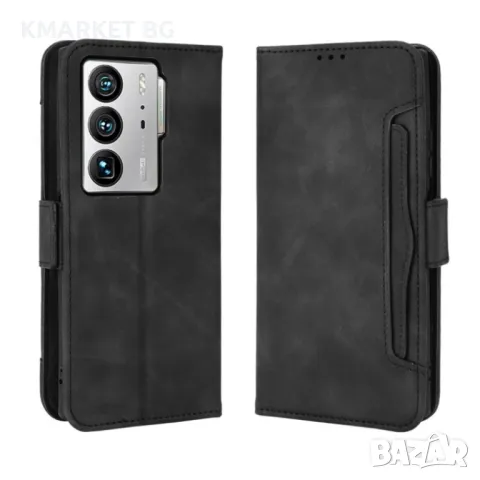 ZTE Axon 40 Ultra Wallet Калъф и Протектор, снимка 6 - Калъфи, кейсове - 48627753