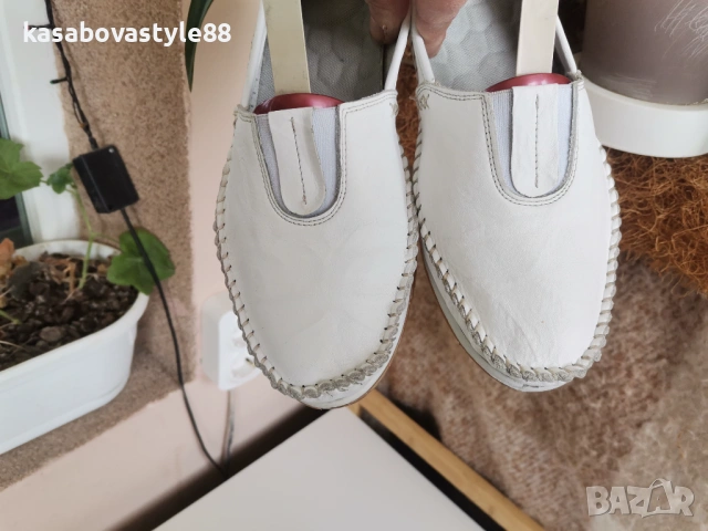 Мокасини от естествена кожа 38.5н., снимка 3 - Дамски ежедневни обувки - 54250132