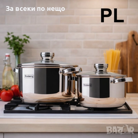 Комплект съдове Rosberg R51210L12BM, 12 части Код P1768