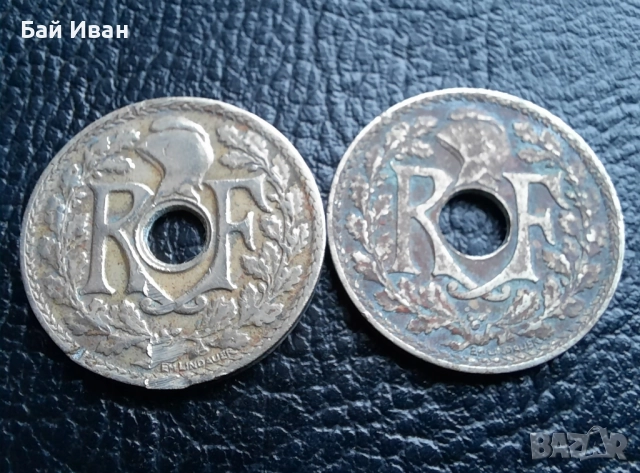 Стара монета 10 сантима 1926 г. и 1929 г.Франция - топ !, снимка 8 - Нумизматика и бонистика - 42201842