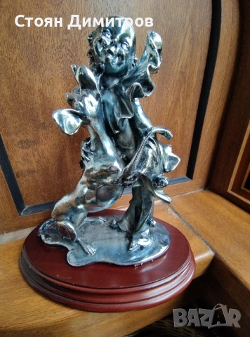 Прекрасна статуетка на клоун и куче,красота, височина 25см, тежи 980гр.ръчна работа , снимка 7 - Колекции - 52021296