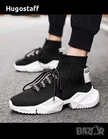 Нови Черни Маратонки Кецове номер 46, снимка 4 - Маратонки - 51378874