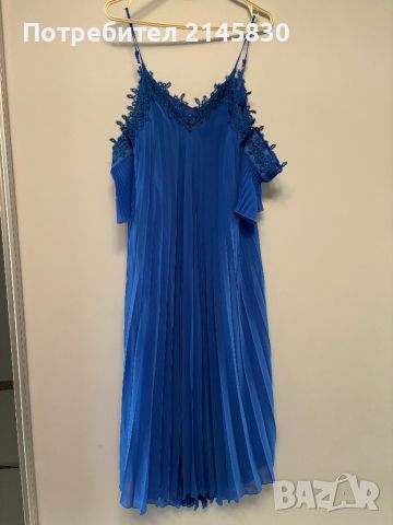 Синя рокля, снимка 1 - Рокли - 45099572