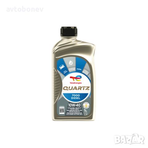 Двигателно масло TOTAL QUARTZ 7000 Diesel 10W40, снимка 2 - Аксесоари и консумативи - 45133628