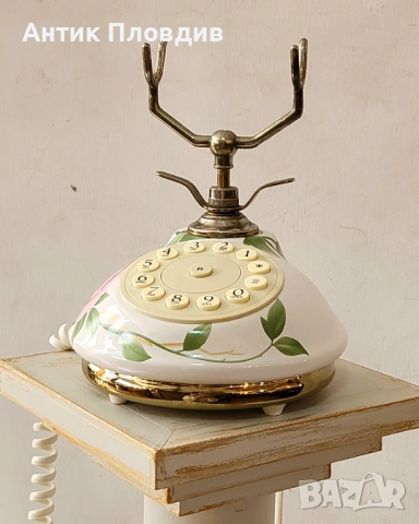 Декоративен винтидж телефон, снимка 7 - Декорация за дома - 53722343