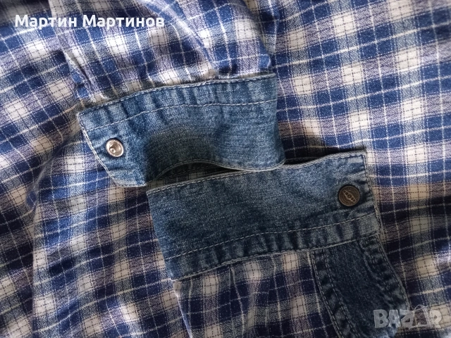 Нова Мъжка Дънкова Риза - CROSS, снимка 5 - Ризи - 53811185