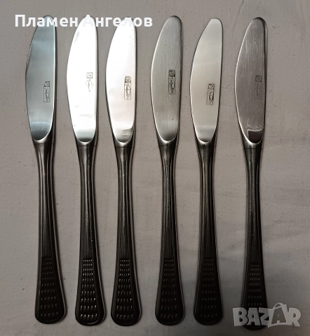 Ножове за хранене 6 броя. "Петко Денев" Габрово. 