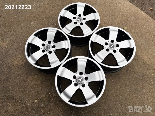 4 броя алуминиеви джанти за Мercedes-Benz E-Class 16, снимка 5 - Гуми и джанти - 49823399