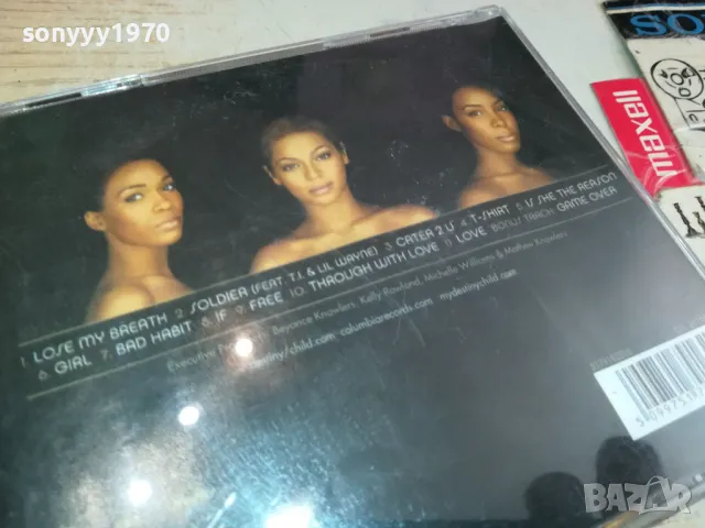 DESTINYS CHILD CD 0105251713, снимка 6 - CD дискове - 50111139
