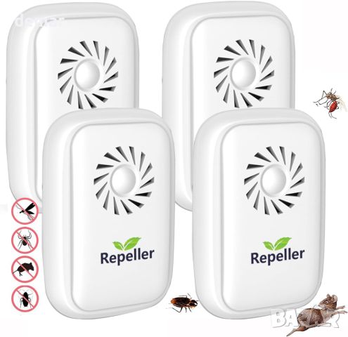 Ултразвуков електронен репелент за мишки, плъхове, паяци, гризачи, мухи, комари, безвреден за хора 