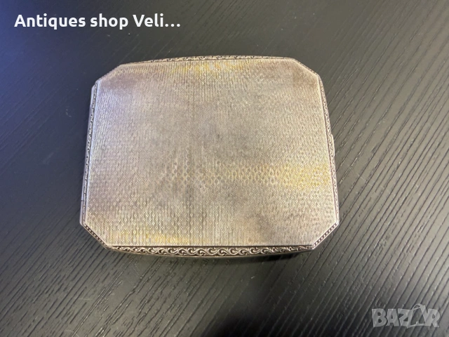 Сребърна табакера №7942 , снимка 2 - Колекции - 53810990