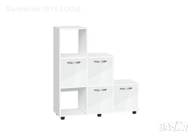 Етажерка Кубо 6 с три или четири вратички гланц, снимка 16 - Етажерки - 46452283