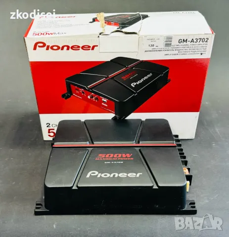 Авто Усилвател Pioneer GM-A3702, снимка 1 - Аксесоари и консумативи - 46878737