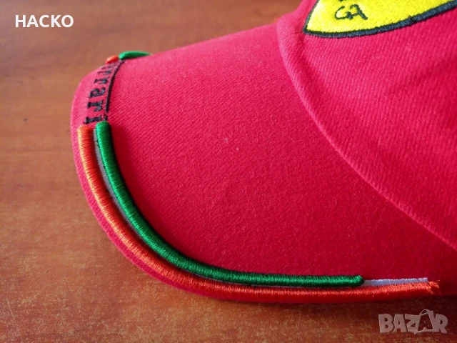 Бейзболна Шапка на отбора на ФОРМУЛА 1 SCUDERIA FERRARI SANTANDER RASING 100% Оригинална от АНГЛИЯ, снимка 7 - Шапки - 50785754