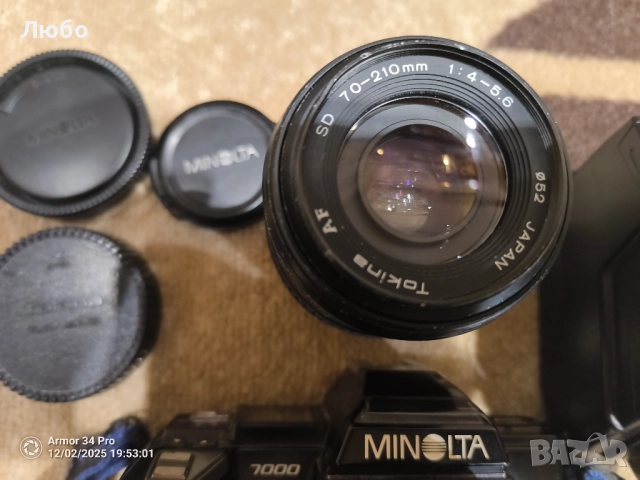 Фотоапарат Minolta 7000, снимка 2 - Фотоапарати - 52631469
