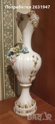 Bassano италианска порцеланова ваза кана , снимка 4 - Антикварни и старинни предмети - 45185636