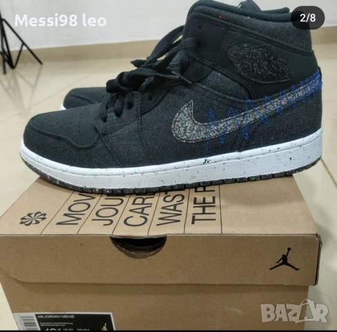 Продавам обувки Jordan mid SE 42 номер 100% оригинални с QR  code, снимка 2 - Кецове - 46306672