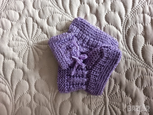 Бебешки терлици ръчно плетени, снимка 3 - Други - 53921952