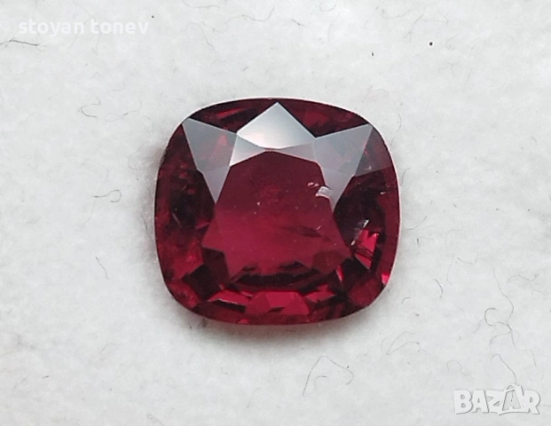 Класен шпинел с изключителен жив червен цвят 2.00кт.! Нов!, снимка 2 - Други - 52338555