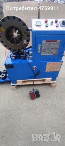 МАШИНА ЗА КРИМПВАНЕ НА ХИДРАВЛИЧНИ МАРКУЧИ, снимка 2 - Други машини и части - 53768157