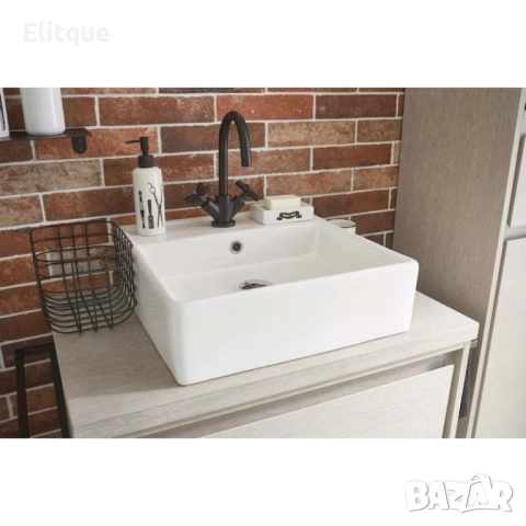 Красив и стилен стоящ двуръкохватков черен смесител, снимка 2 - Други стоки за дома - 52854026