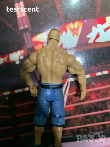 Екшън фигура WWE John Cena Джон Сина Mattel Basic Blue Cargo Determined figure играчка, снимка 8 - Фигурки - 49149967