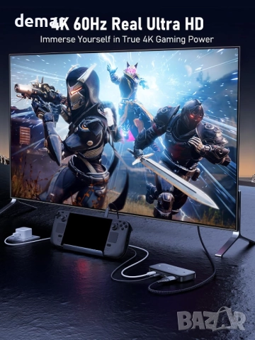 Lemorele KVM превключвател 2 компютъра 1 монитор [USB C вход] HDMI, снимка 3 - Кабели и адаптери - 51889999