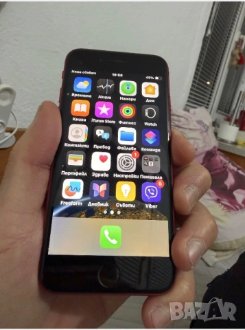 iPhone SE Red Product 64gb !!ПЕРФЕКТЕН!!, снимка 6 - Apple iPhone - 53179499