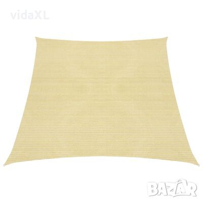 vidaXL Платно-сенник, 160 г/м², бежово, 3/4x3 м, HDPE(SKU:311159, снимка 1