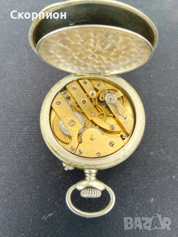 Швейцарски джобен часовник с посребрени капаци - ARGENTAN - ПРОМОЦИЯ, снимка 6 - Джобни - 50527124