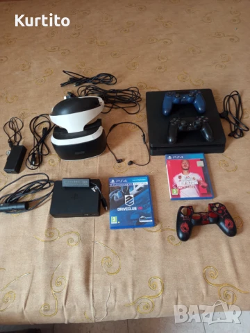 Промо!!! Playstation 4 slim VR ps4/ps5, снимка 2 - PlayStation конзоли - 51166922