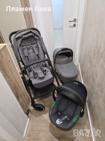 Количка 3 в 1 Cybex Balios S / Soho Grey, снимка 2 - Детски колички - 54133682