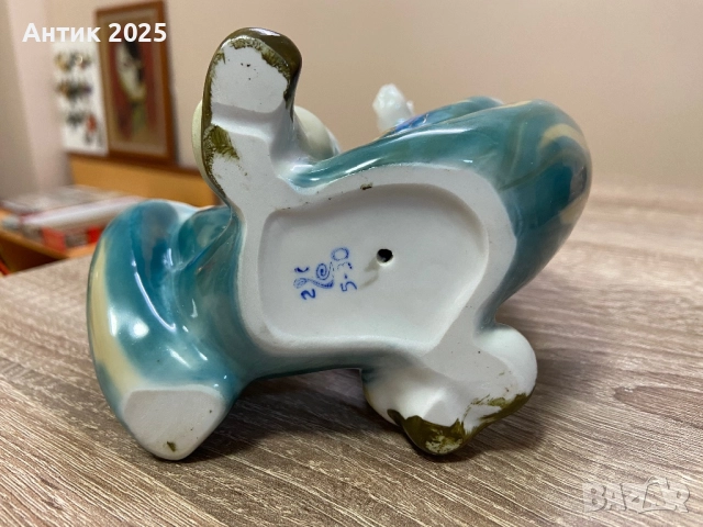 Порцеланова фигура „Рибар с мрежа“, снимка 5 - Антикварни и старинни предмети - 51940392