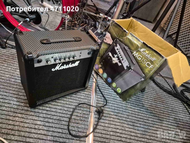 Китарно кубе -Marshall MG15cf като ново, снимка 2 - Китари - 53622872