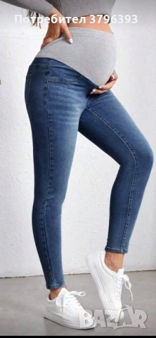 Дънки за бременни, снимка 2 - Дрехи за бременни - 53229802