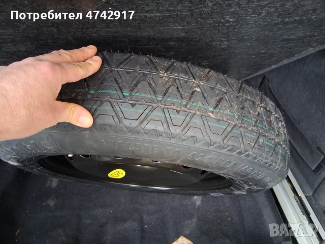 Резервна джанта патерица бмв х6, снимка 3 - Гуми и джанти - 53556270