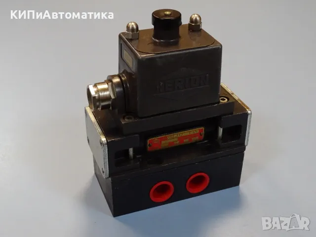 пневматичен разпределител HERION 26511C69 Single Solenoid Valve 220V/50Hz G1/2, снимка 1 - Резервни части за машини - 47789567