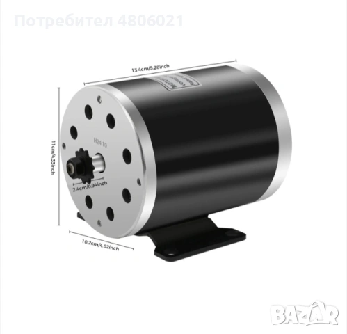  Електромотор 36v800w, снимка 5 - Части за велосипеди - 54293545