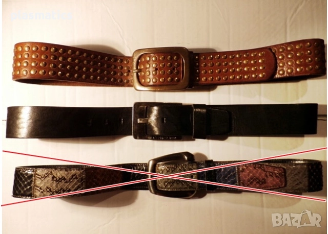 три маркови кожени коланa, снимка 1