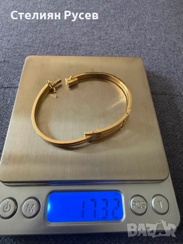 17.32гр 19см златна гривна / златно колие / синджир / ланец / злато / GOLD 585 / 14 карата 142 лв за, снимка 2 - Гривни - 52066569