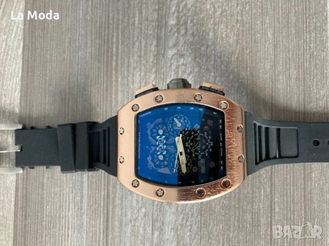 Часовник Richard Mille пинкголд реплика, снимка 3 - Мъжки - 45943455